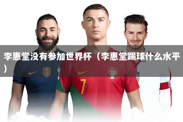 李惠堂没有参加世界杯（李惠堂踢球什么水平）